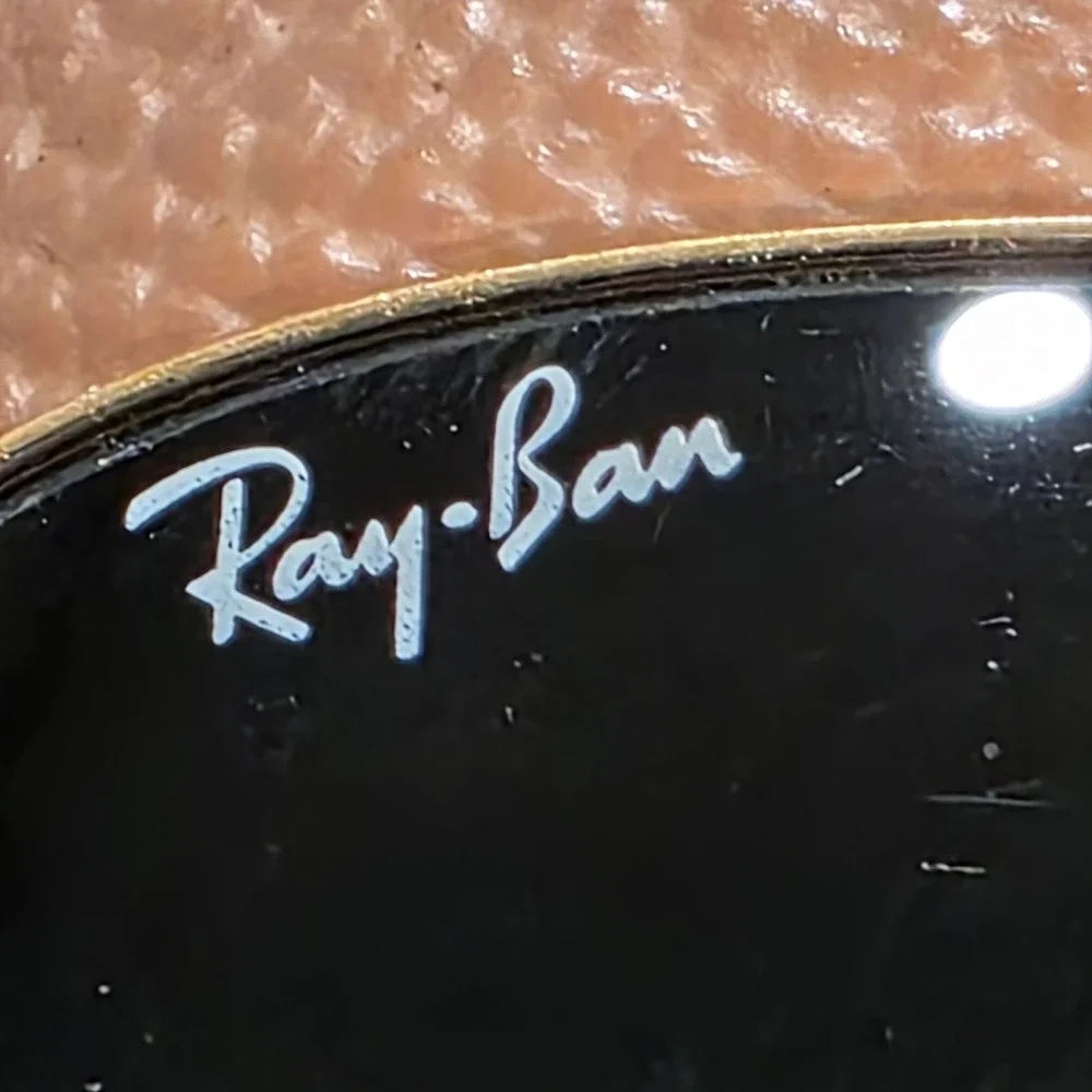 Vintage Ray-Ban Bausch & Lomb Aviator Sunglasses Gold G-15 62mm USA with Case